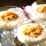 Coconut Rice Pudding with Ginger Apples